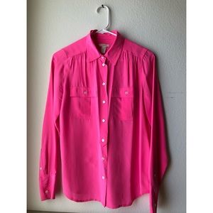 J CREW silk shirts